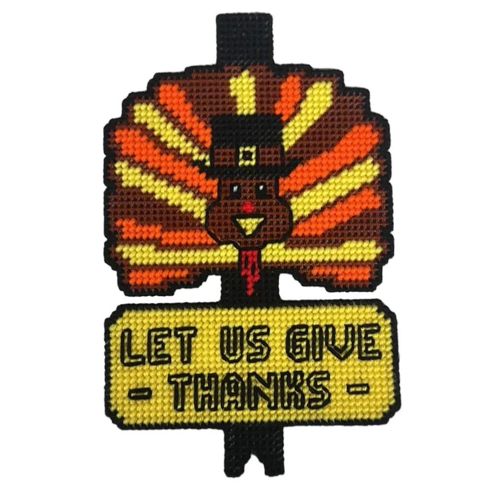 Vintage Handmade Needlepoint Seasonal Holiday Special Occasions Flat Decorations